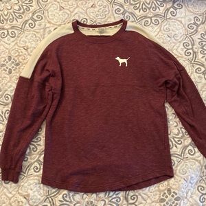 Victoria’s Secret Pink Maroon Long Sleeve